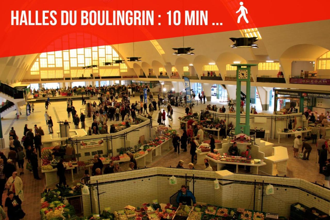 Explorereims - Studio Magique Proche Gare Et Centre מראה חיצוני תמונה