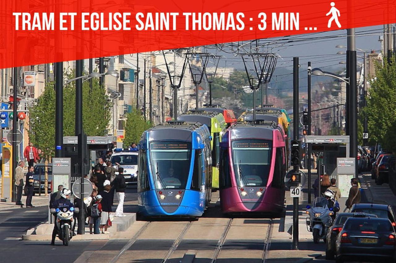 Explorereims - Studio Magique Proche Gare Et Centre מראה חיצוני תמונה